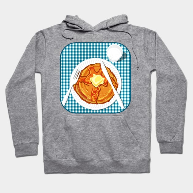 Pancake Breakfast Table Hoodie by SWON Design